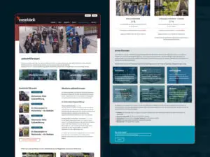Die alte Webseite der eventfabrik münchen